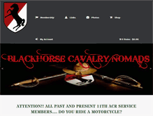 Tablet Screenshot of blackhorsecavnomads.com